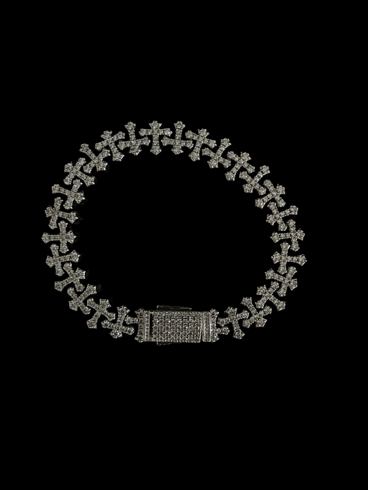 BRACELET CROSS CRISTAL