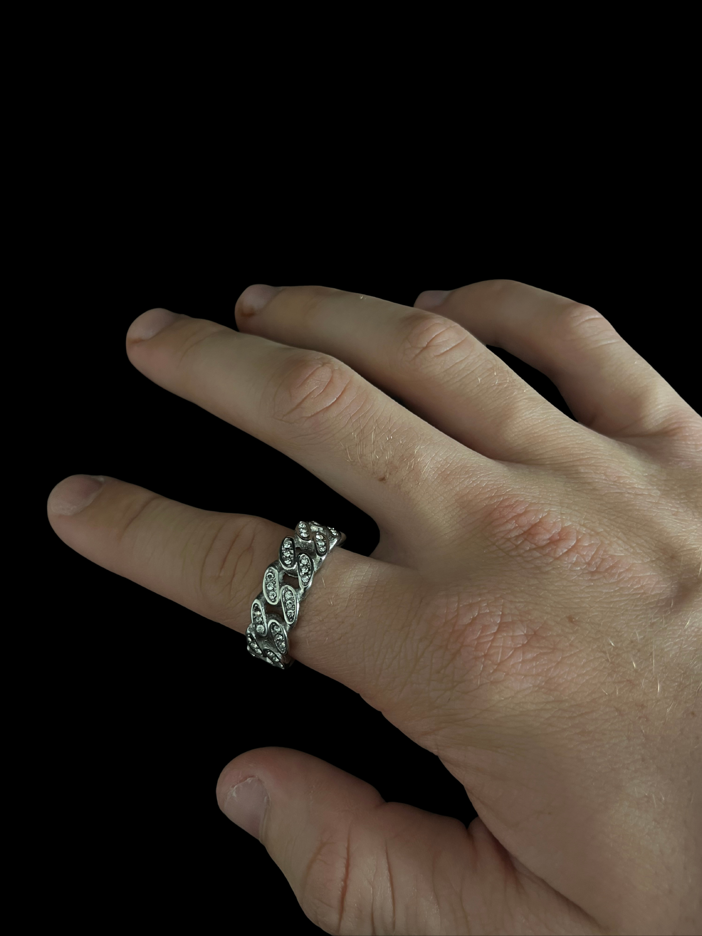 BAGUE CRISTAL GLACÉ